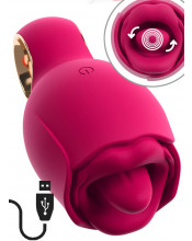 Lecca Clitoride Oral Fun con Lingua Vibrante e Rotante Ricaricabile USB