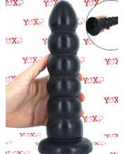 Yoo-Hoo - Fallo Anale con Aggancio Vac-U-Lock 24 x 6,4 cm. Nero