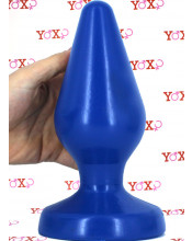 Classic Plug XXL - Cuneo Anale Gigante 24 x 8,9 cm. Blu