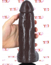 Wilhelm L - Fallo Realistico Gigante con Aggancio Vac-U-Lock 25 x 6,1 cm. Africano