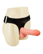 StrapOn per Donna con Dildo e Testicoli 17,5 x 4 cm