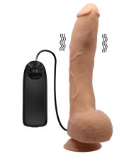 Vibratore Baile Curvo con Testicoli e Ventosa 27 x 5 cm