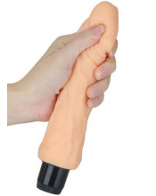 Kevin - Vibratore Realistico in Morbido CyberSkin 20 x 4 cm. Color Carne