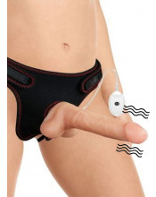 Fallo Realistico Vibrante Indossabile per Donna 20 x 4 cm 