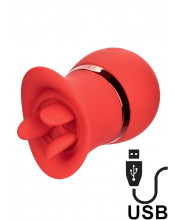 Stimolatore clitorideo Succhia e Lecca clitoride French Kiss con Vibrazione Ricaricabile con USB