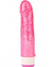 Rider - Vibratore Realistico in Morbido TPE 20,5 x 5 cm. Rosa