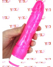 Wild Penetrator - Vibratore Realistico in Morbido TPE 20,5 x 4,2 cm. Rosa