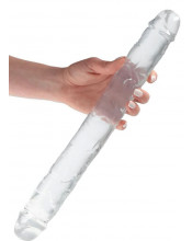 Fallo Doppio Morbido e Flessibile 38 x 3,8 cm. Trasparente Double Treasure L