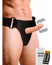 Marcos - Fallo Indossabile Cavo Vibrante 15 x 4,5 cm. Color Carne con Regolatore Velocità