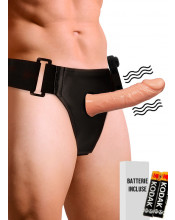 Benny - Fallo Indossabile Cavo Vibrante 15 x 4,5 cm. Color Carne con Regolatore Velocità