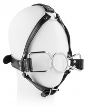 Spider O-Ring in Acciaio per BDSM Fetish con Imbracatura Testa 