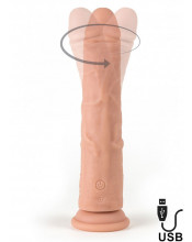 Vibratore Rotante Realistico R8 21 x 4,5 cm Ricaricabile con USB