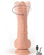 Vibratore Rotante Realistico R9 19 x 4 cm Ricaricabile con USB