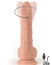 Vibratore Rotante Realistico R10 21 x 4,5 cm Ricaricabile con USB