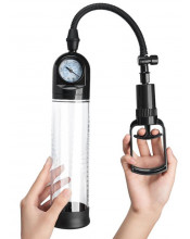 PSX03 - Sviluppa Pene a Pompa Manuale con Manometro 31 x 6 cm.