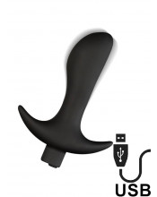 Lever - Cuneo Anale da Passeggio in Silicone 12 x 3 cm. Ricaricabile USB