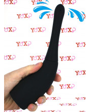 Meticulous - Clistere Doccia Anale e Vaginale 360° in Silicone Nero