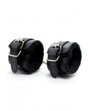 Costrittivi Regolabili in Ecopelle Nera con Rivestimento Interno 30 cm.