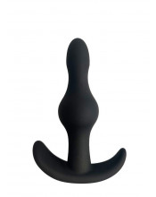 Deen - Cuneo Anale Progressivo da Passeggio in Silicone 8,2 x 2 cm. Nero