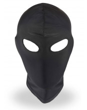 Discipline Mask - Cappuccio per Pratiche Bondage e BDSM con Fori per Occhi Nero