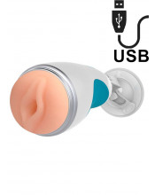 Masturbatore Vibrante con Effetti Sonori Ricaricabile USB