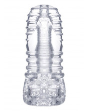 Hannx1 - Guaina Masturbatore Trasparente Morbida e Flessibile