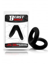 Cockring Doppio in Silicone - Diametro 4,9 e 4,5 cm.