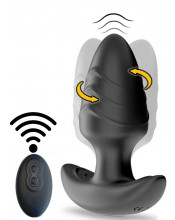 Cuneo Anale Vibrante e Rotante a 360° Con Telecomando