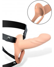 Fallo Cavo Strap-On Silicone Carne Taglia L