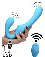 Fallo Indossabile Vibrante Senza Lacci Kenis con Telecomando USB Ricaricabile 