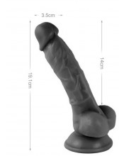 Dildo Realistico Nero 19 x 3,5 cm. Hudson