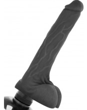 Vibratore Ultra Realistico con Ventosa 21 x 4 cm. Nero