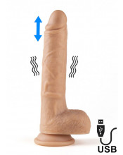 Vibratore Realistico Con Effetto Spinta e Ventosa R14 23 x 4 cm Ricaricabile con USB