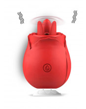 Succhia e Lecca Clitoride CherryRose a Forma di Rosa Ricaricabile con USB