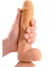 Fallo Ultra Realistico Cloud con Testicoli 21 x 4,5 cm. color Carne