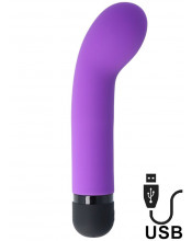 Vibratore Punto G 12,7 x 2,9 cm Viola Ricaricabile con USB