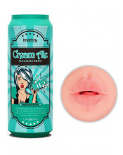 Masturbatore Manuale a Forma di Bocca Nascosto in Lattina di Birra