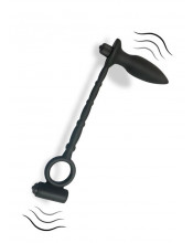 Plug Anale Vibrante Stefan con Anello per Testicoli 24x 3,5 cm