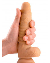 Fallo Realistico Deek color carne 19 x 3,8 cm. con Ventosa