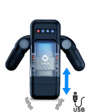 Masturbatore Maschile Elon con Effetto Spinta e Vibrazione Riscaldante e Ricaricabile con USB