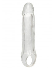Guaina Ingrossa Pene 5 cm con Anello per Testicoli Trasparente