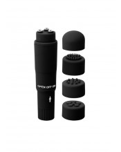 Stimolatore Clitoride Con 4 Testine Kurt Nero