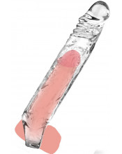 Guaina Fallica Ingrossa Pene Trasparente 22.5 x 4 cm.