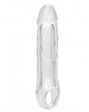 Guaina Ingrossa Pene 4 cm con Anello per Testicoli Trasparente