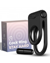 Anello Fallico Cockring TWINS con Vibrazione