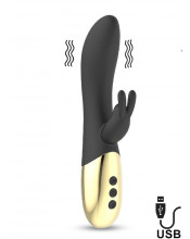 Vibratore Rabbit Leums con Stimolazione Punto G e Funzione Riscaldante 18 x 2,5 Ricaricabile con USB