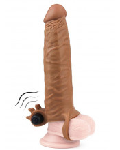 Guaina Fallica Vibrante Mulatta 19 x 4,7 cm 