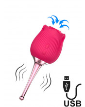 Succhia Clitoride Rose Gold con Vibrazione USB Ricaricabile