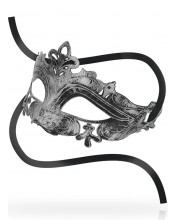 Maschera Sexy in Stile Veneziano Argento