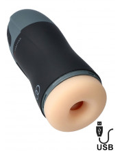 Masturbatore Vibrante 2.0 con Effetto Riscaldante  Ricaricabile USB 